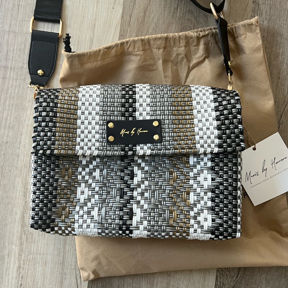 NWT Mavis By Herrera Marbella Crossbody Recycled Sustainable - Picture 3 of 12